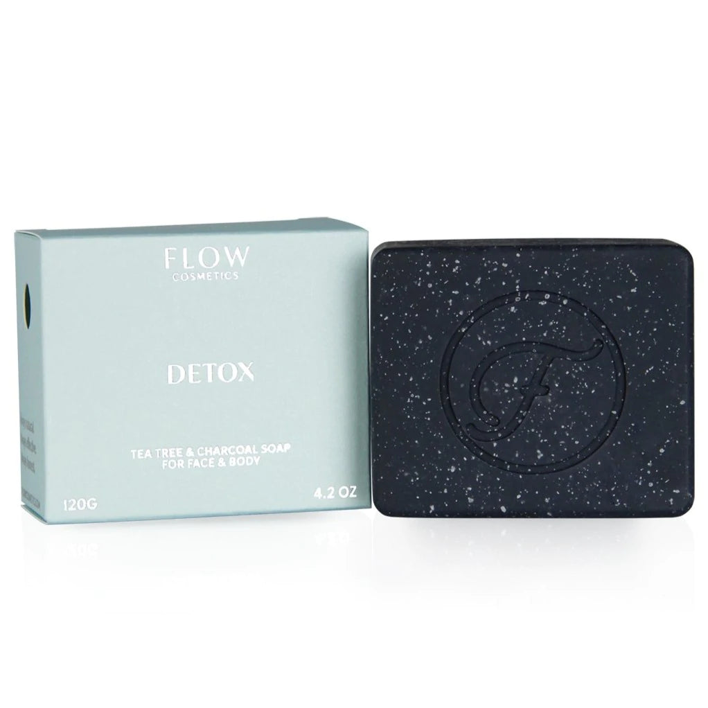 FLOW COSMETICS Detox Soap 活性椰炭排毒洗面沐浴皂(120g)