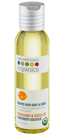 Nature's Baby Organic - Organic Baby Oil Mandarin Coconut (USDA)