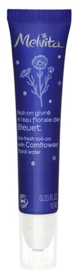 Melvita - Ice-Fresh Roll-On with Cornflower Floral Water Eye Contour 10ml 有機矢車菊亮眼按摩筆 10ml